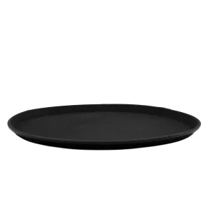 Bandeja Garzón Negra Antideslizante 45 cm.