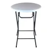 Mesa Apoyo Redonda Plegable  0.80 x 1.10 mt.