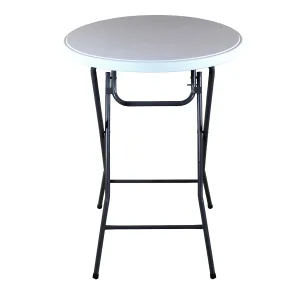 Mesa Apoyo Redonda Plegable 0.80 x 1.10 mt.
