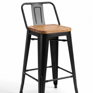 Silla Taburete Tolix 98 x 77 x 36 cm.